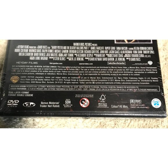 Harry Potter And The Deathly Hallows Part 1 DVD - Picture 4 of 7
